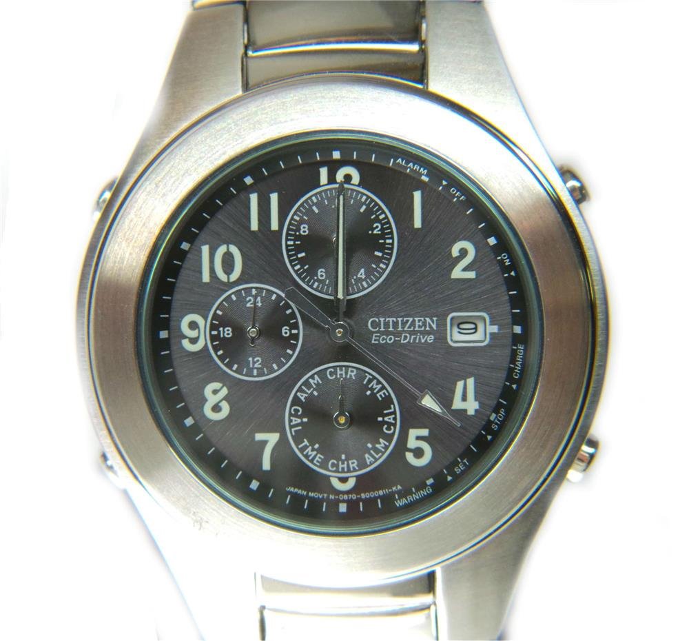 Citizen titanium chronograph discount wr 100 manual